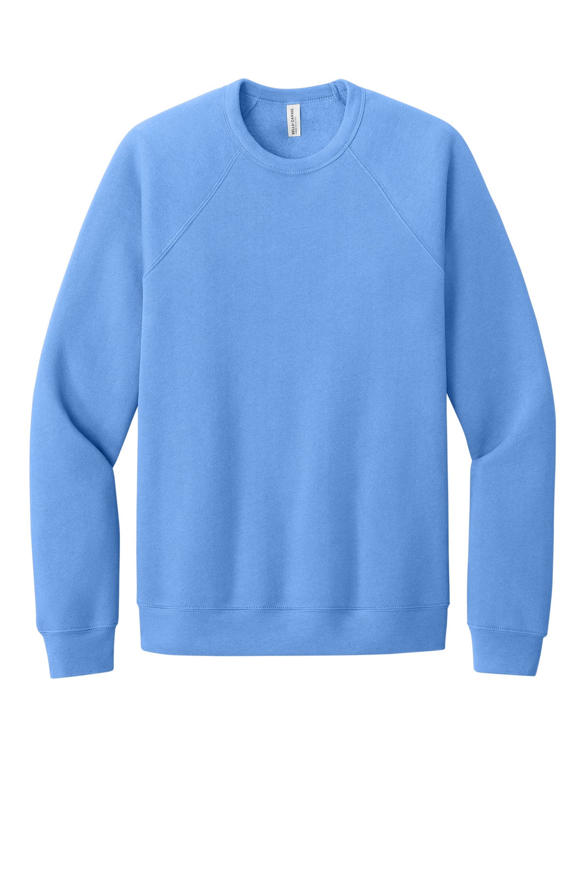 BELLA+CANVAS  Unisex Sponge Fleece Raglan Sweatshirt - Carolina Blue