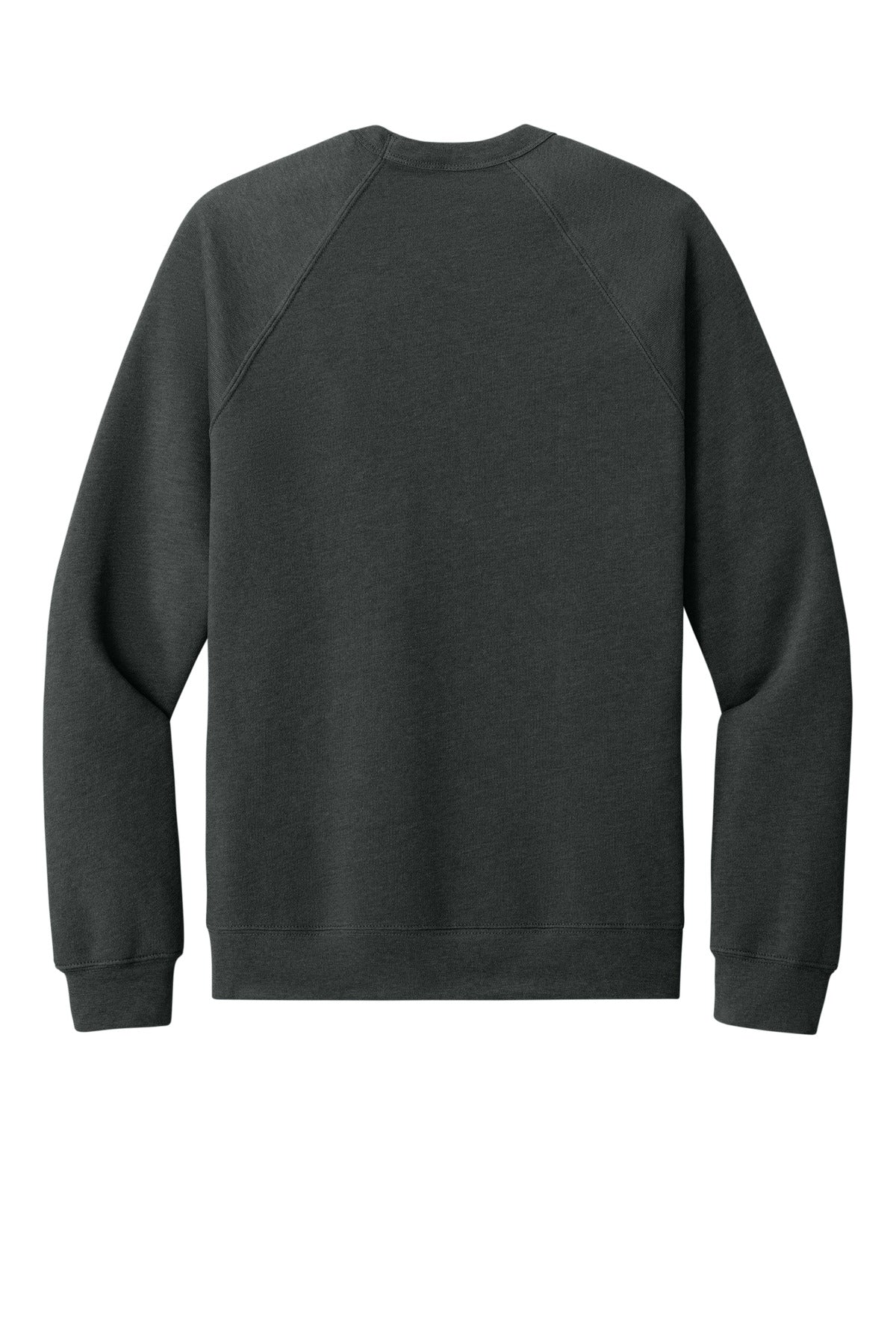 BELLA+CANVAS  Unisex Sponge Fleece Raglan Sweatshirt - Dark Grey Heather