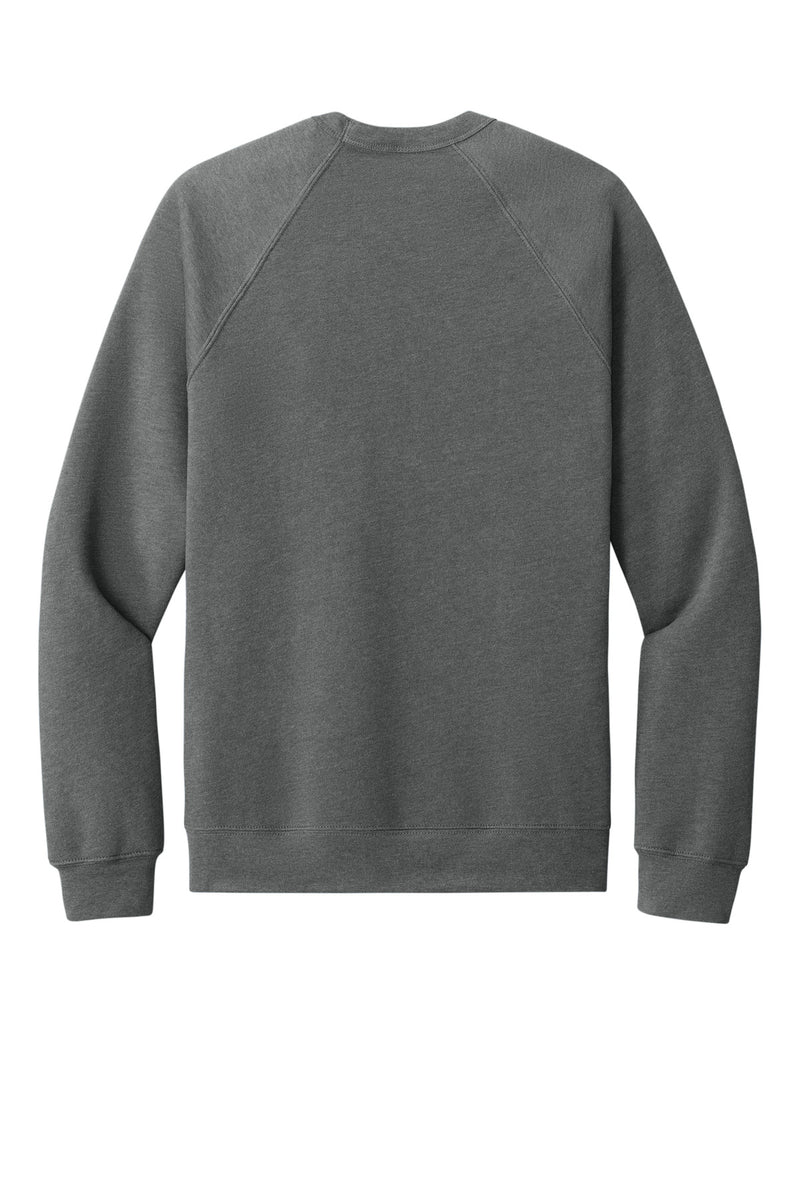 BELLA+CANVAS  Unisex Sponge Fleece Raglan Sweatshirt - Deep Heather