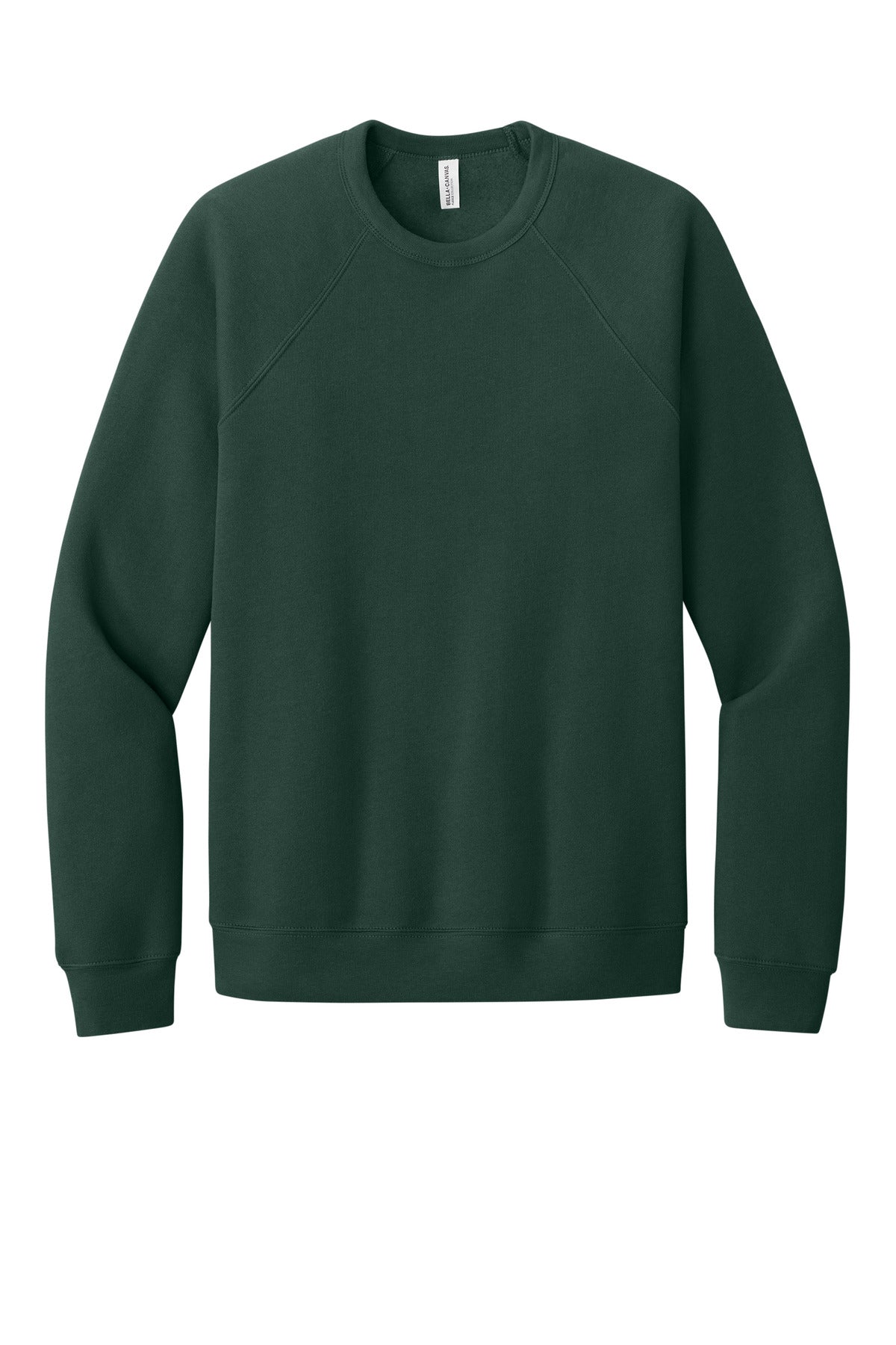 BELLA+CANVAS  Unisex Sponge Fleece Raglan Sweatshirt - Forest