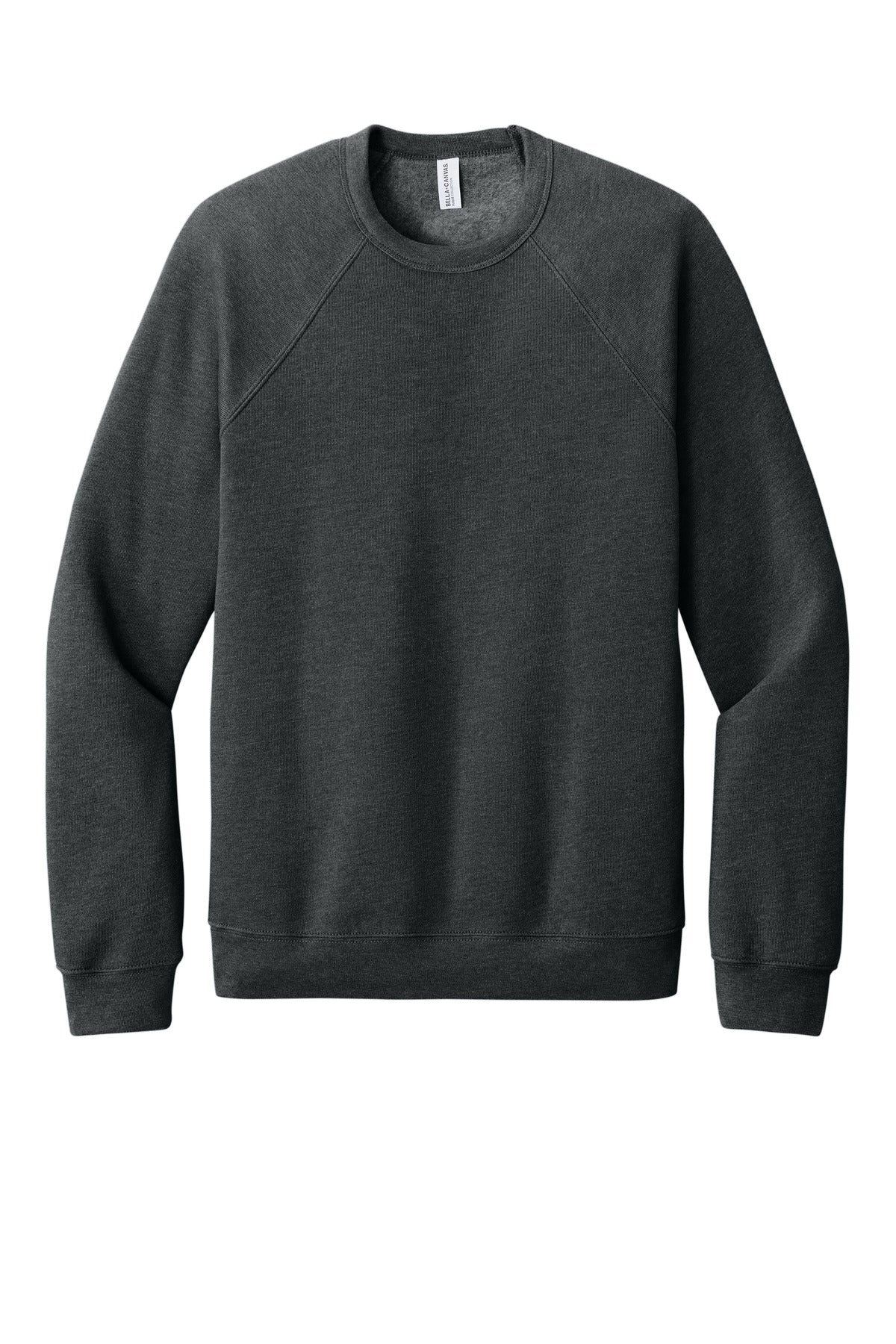 BELLA+CANVAS  Unisex Sponge Fleece Raglan Sweatshirt - Grey Acid Fleece