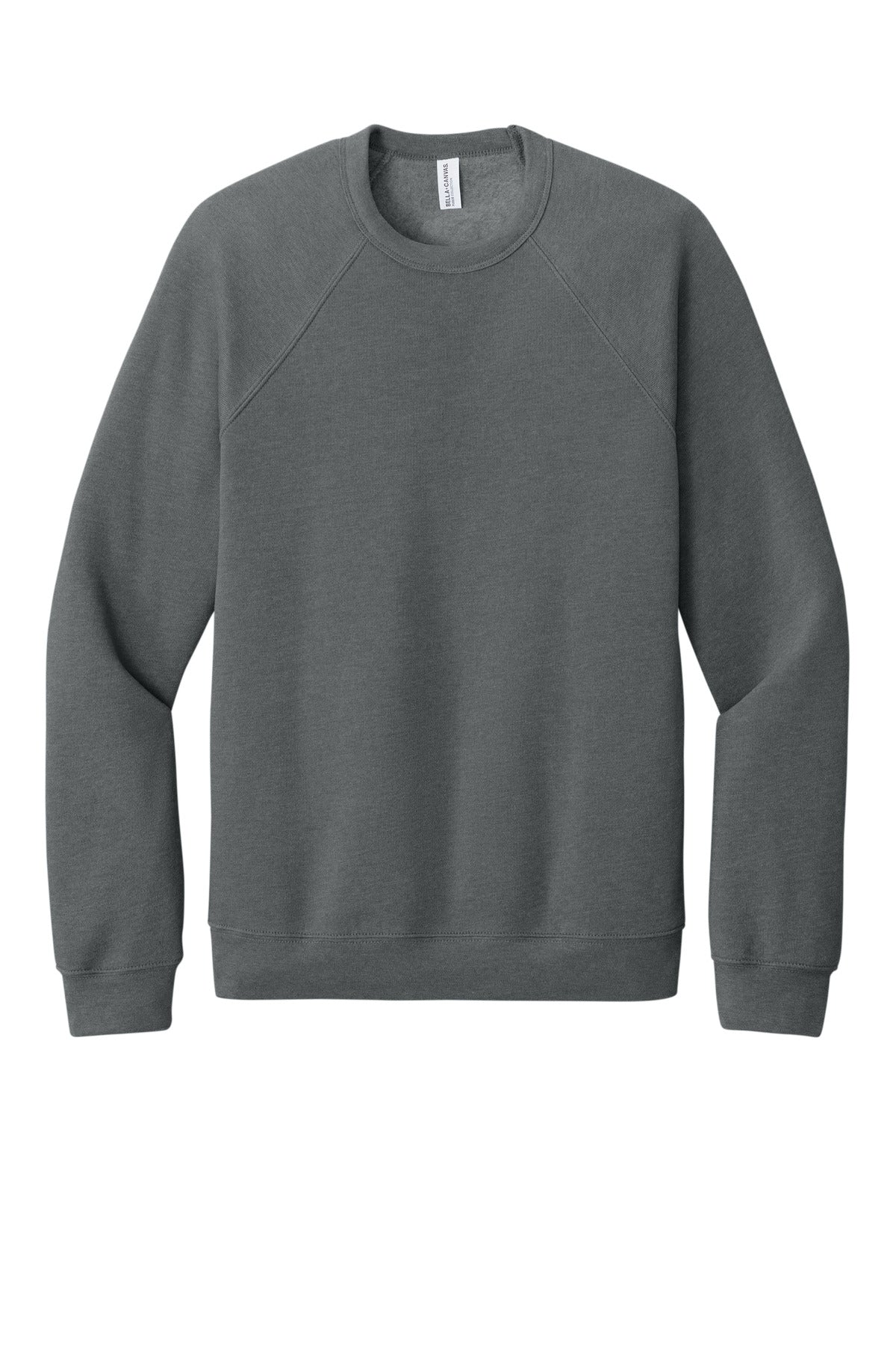 BELLA+CANVAS  Unisex Sponge Fleece Raglan Sweatshirt - Grey Triblend