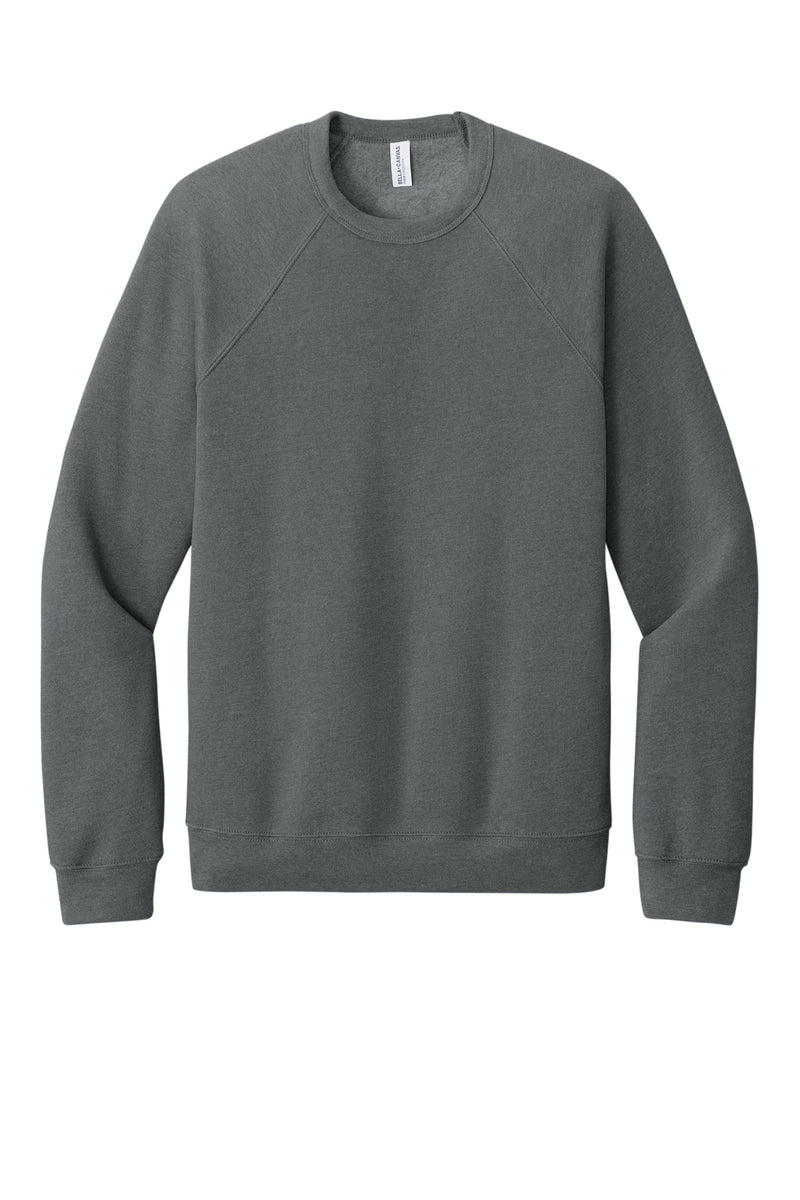 BELLA+CANVAS  Unisex Sponge Fleece Raglan Sweatshirt - Grey Triblend