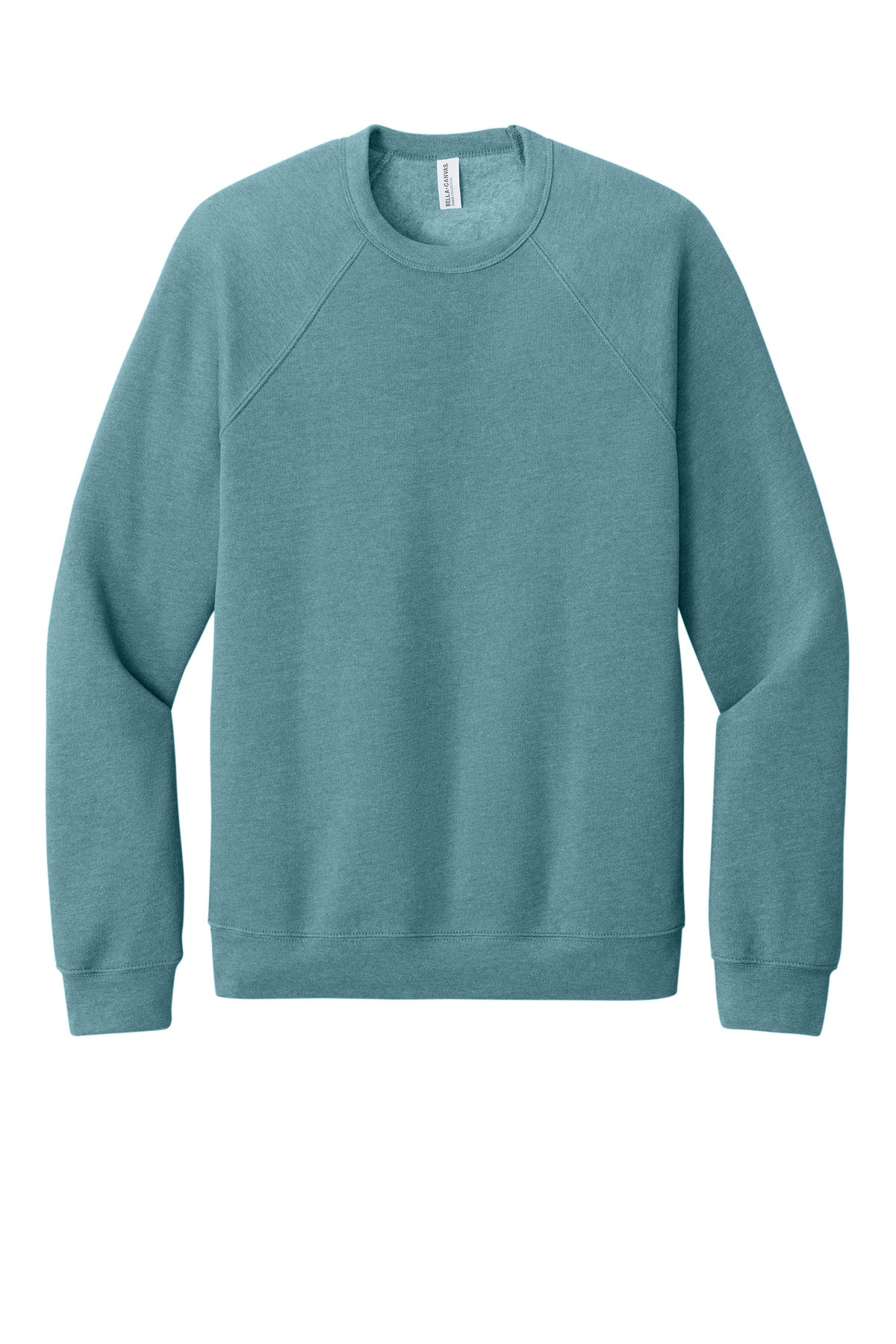 BELLA+CANVAS  Unisex Sponge Fleece Raglan Sweatshirt - Heather Blue Lagoon