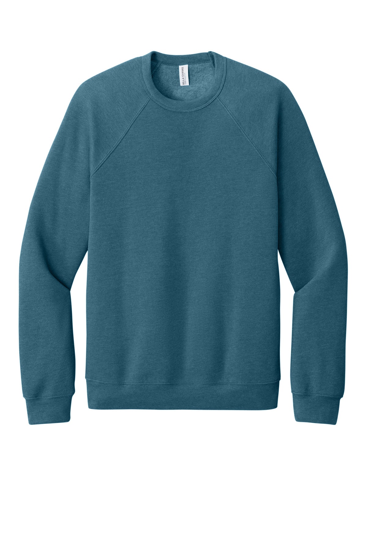 BELLA+CANVAS  Unisex Sponge Fleece Raglan Sweatshirt - Heather Deep Teal