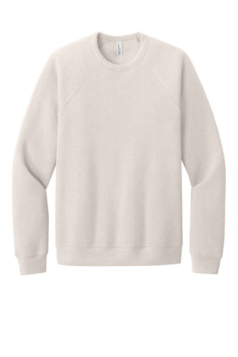 BELLA+CANVAS  Unisex Sponge Fleece Raglan Sweatshirt - Heather Dust
