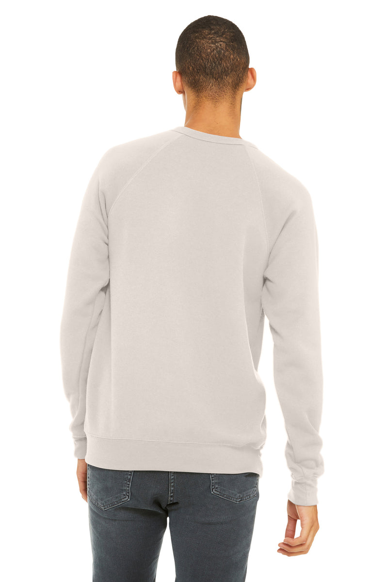 BELLA+CANVAS  Unisex Sponge Fleece Raglan Sweatshirt - Heather Dust