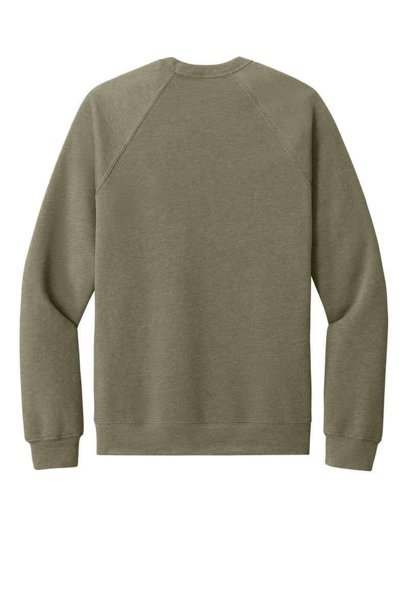 BELLA+CANVAS  Unisex Sponge Fleece Raglan Sweatshirt - Heather Olive