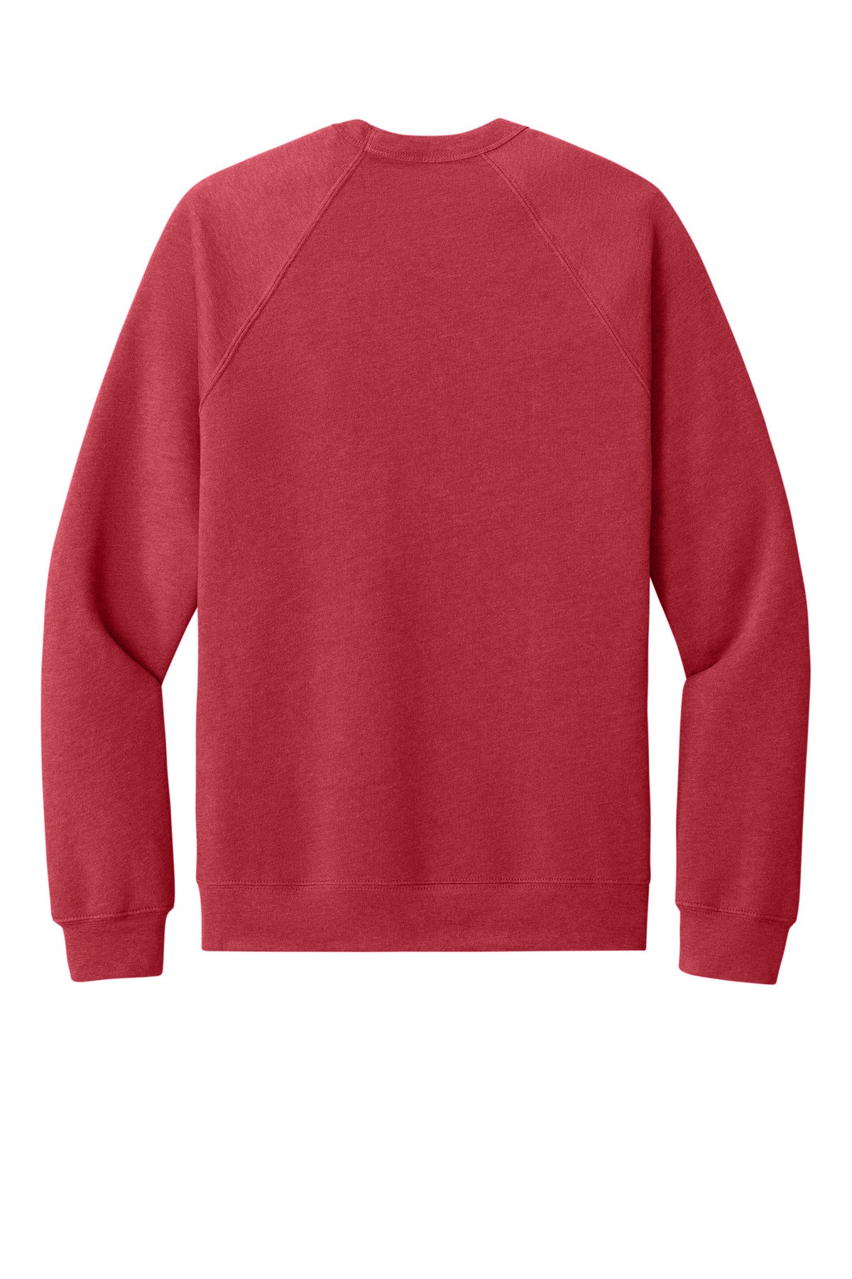 BELLA+CANVAS  Unisex Sponge Fleece Raglan Sweatshirt - Heather Red