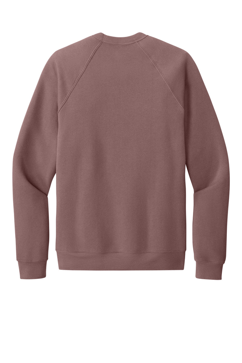 BELLA+CANVAS  Unisex Sponge Fleece Raglan Sweatshirt - Mauve