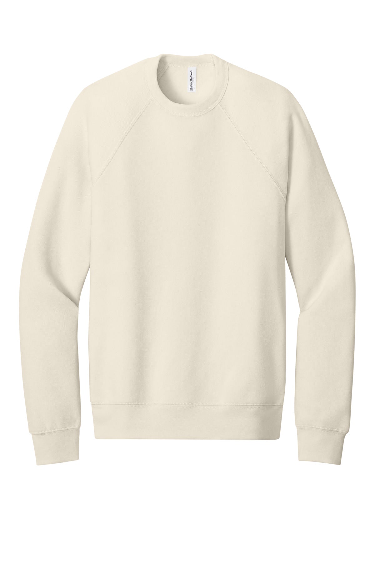 BELLA+CANVAS  Unisex Sponge Fleece Raglan Sweatshirt - Natural