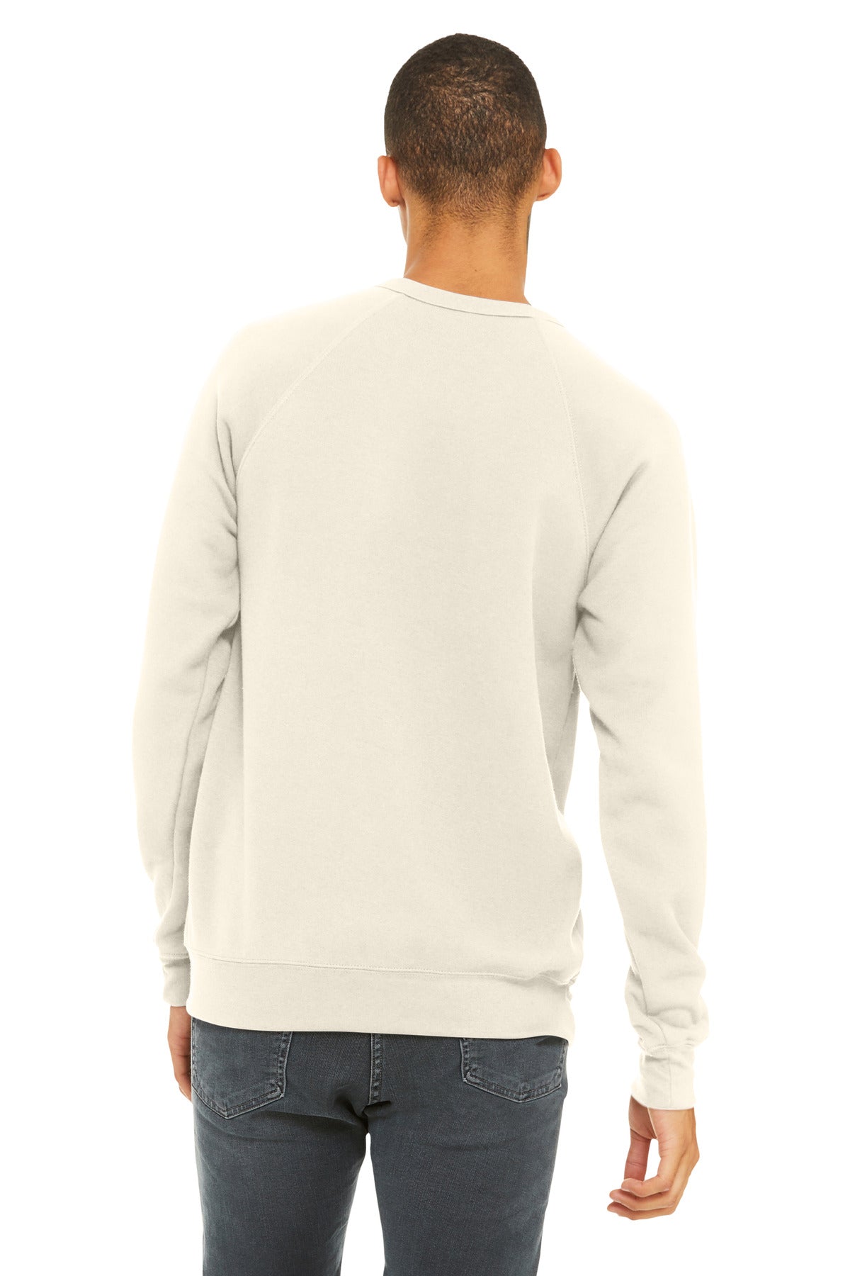 BELLA+CANVAS  Unisex Sponge Fleece Raglan Sweatshirt - Natural