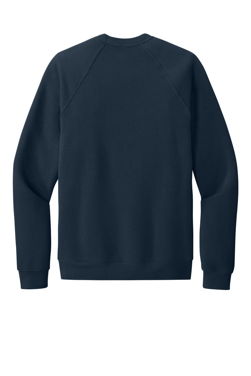 BELLA+CANVAS  Unisex Sponge Fleece Raglan Sweatshirt - Navy