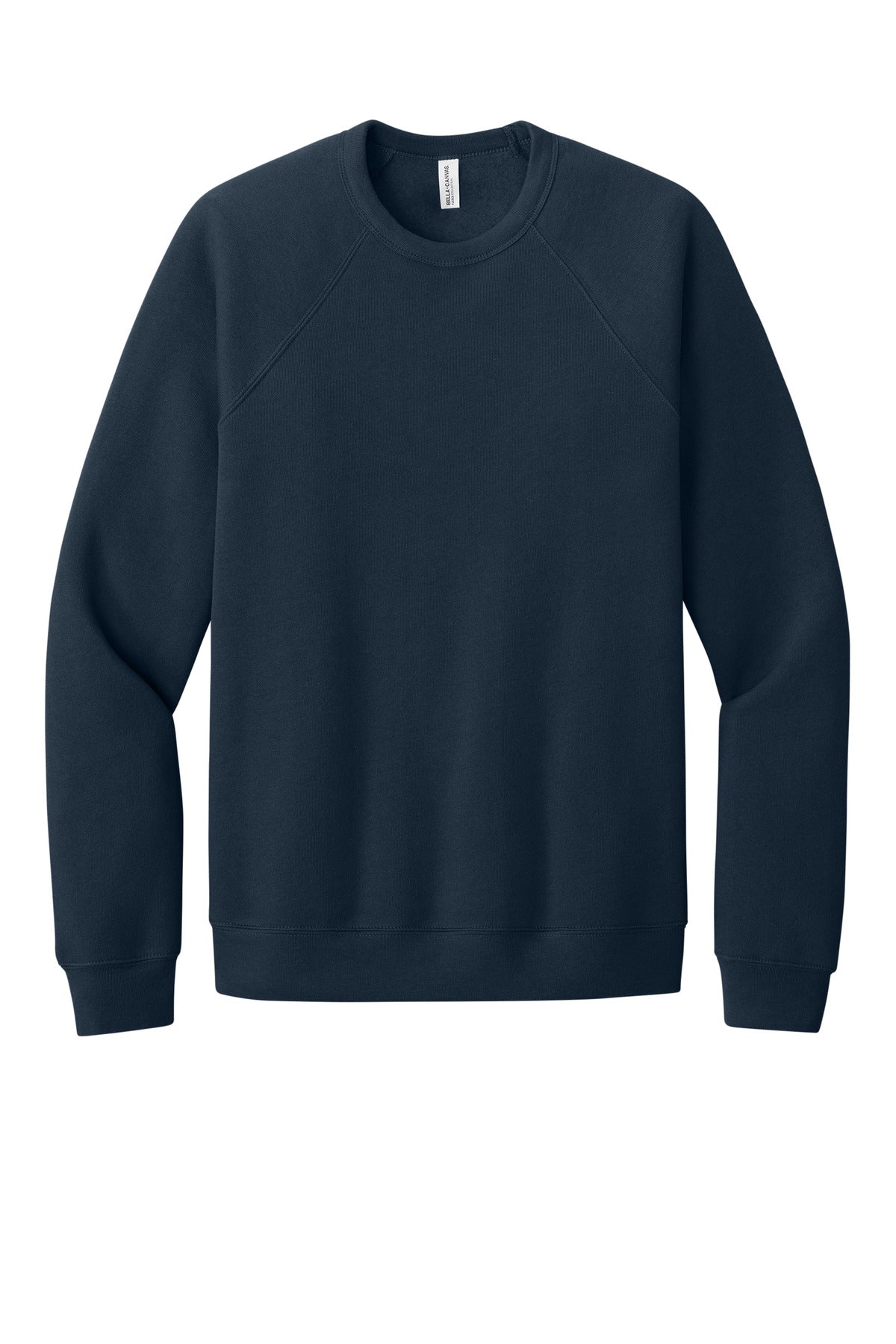 BELLA+CANVAS  Unisex Sponge Fleece Raglan Sweatshirt - Navy