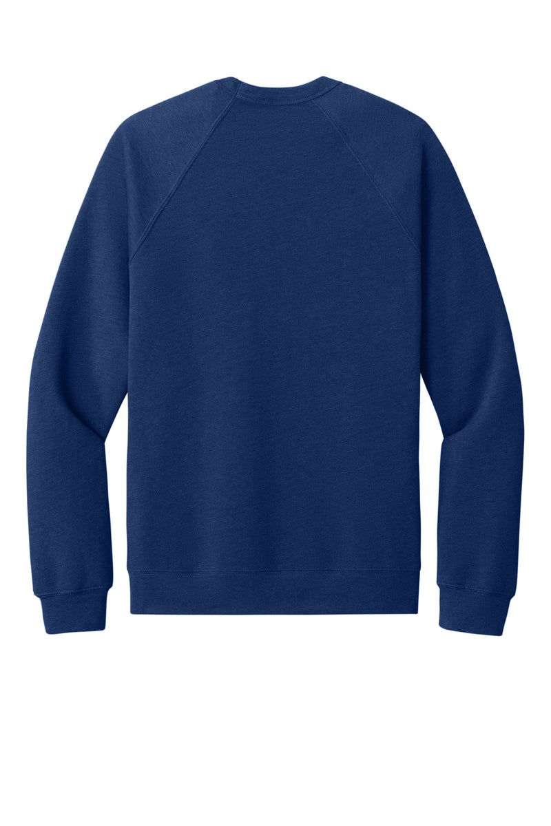 BELLA+CANVAS  Unisex Sponge Fleece Raglan Sweatshirt - Navy Triblend