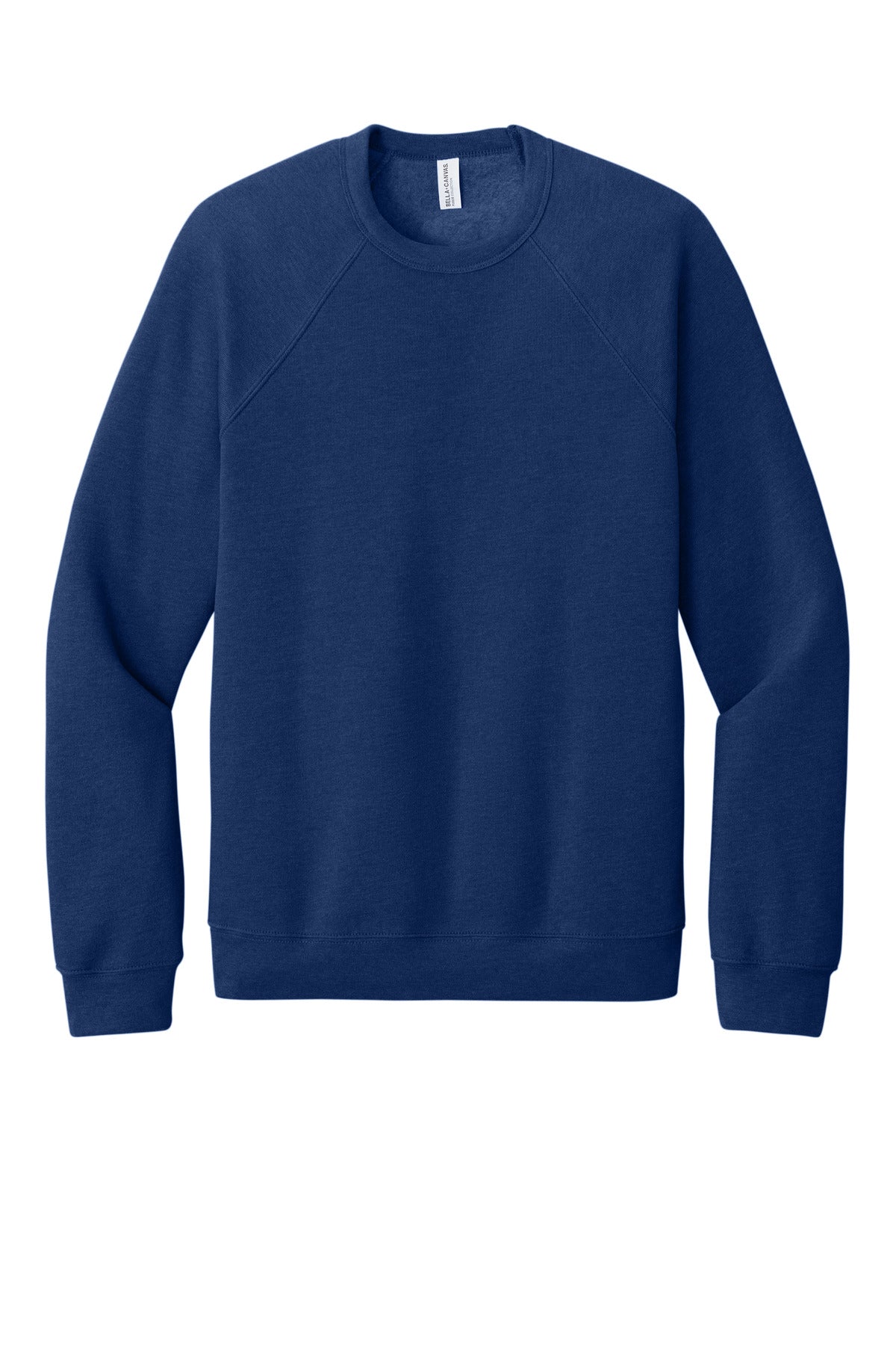 BELLA+CANVAS  Unisex Sponge Fleece Raglan Sweatshirt - Navy Triblend