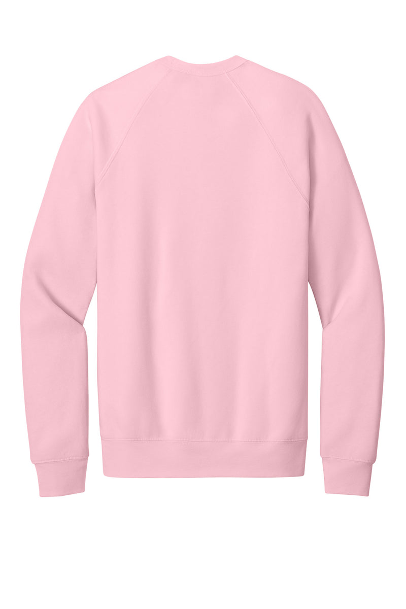 BELLA+CANVAS  Unisex Sponge Fleece Raglan Sweatshirt - Pink