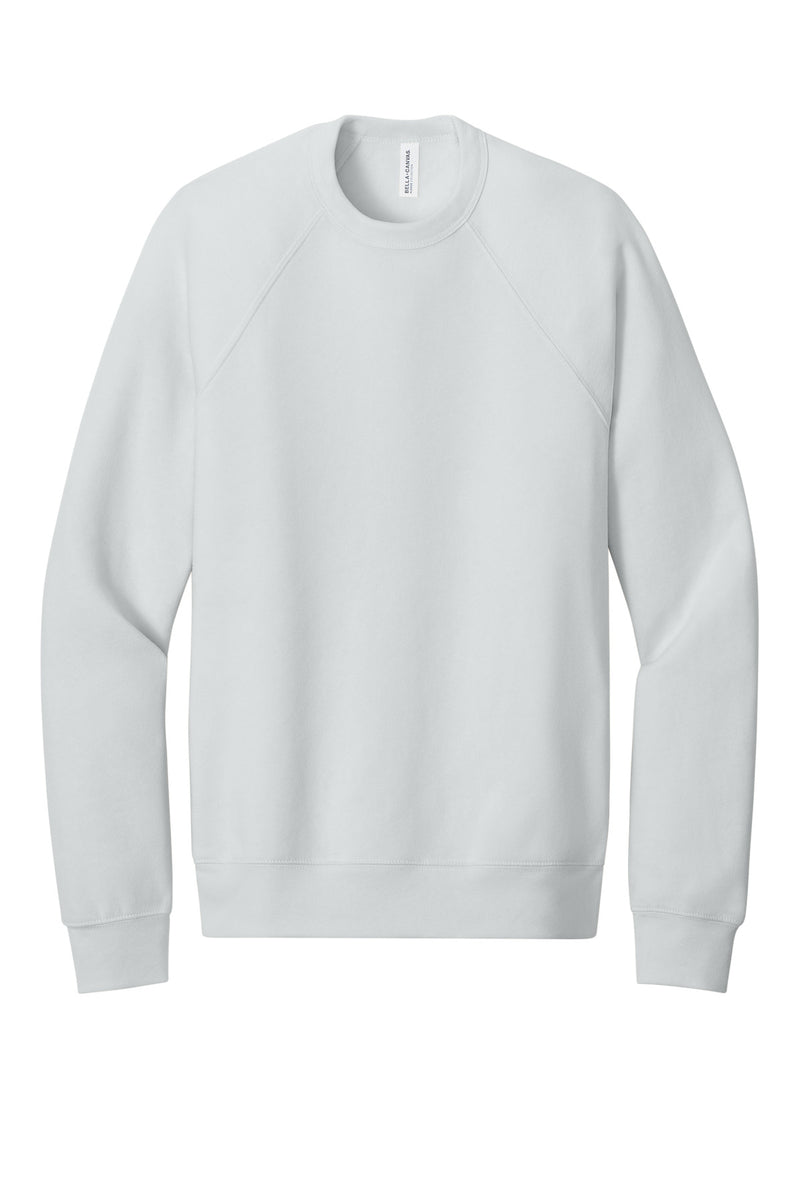 BELLA+CANVAS  Unisex Sponge Fleece Raglan Sweatshirt - Silver