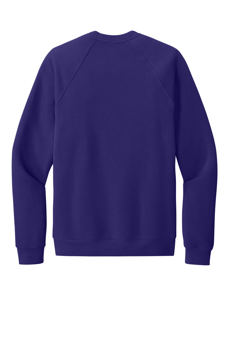 BELLA+CANVAS  Unisex Sponge Fleece Raglan Sweatshirt - Team Purple