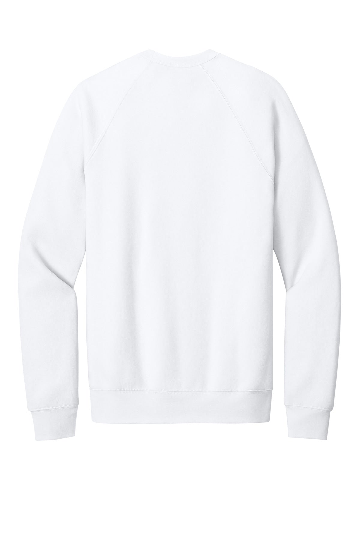 BELLA+CANVAS  Unisex Sponge Fleece Raglan Sweatshirt - White