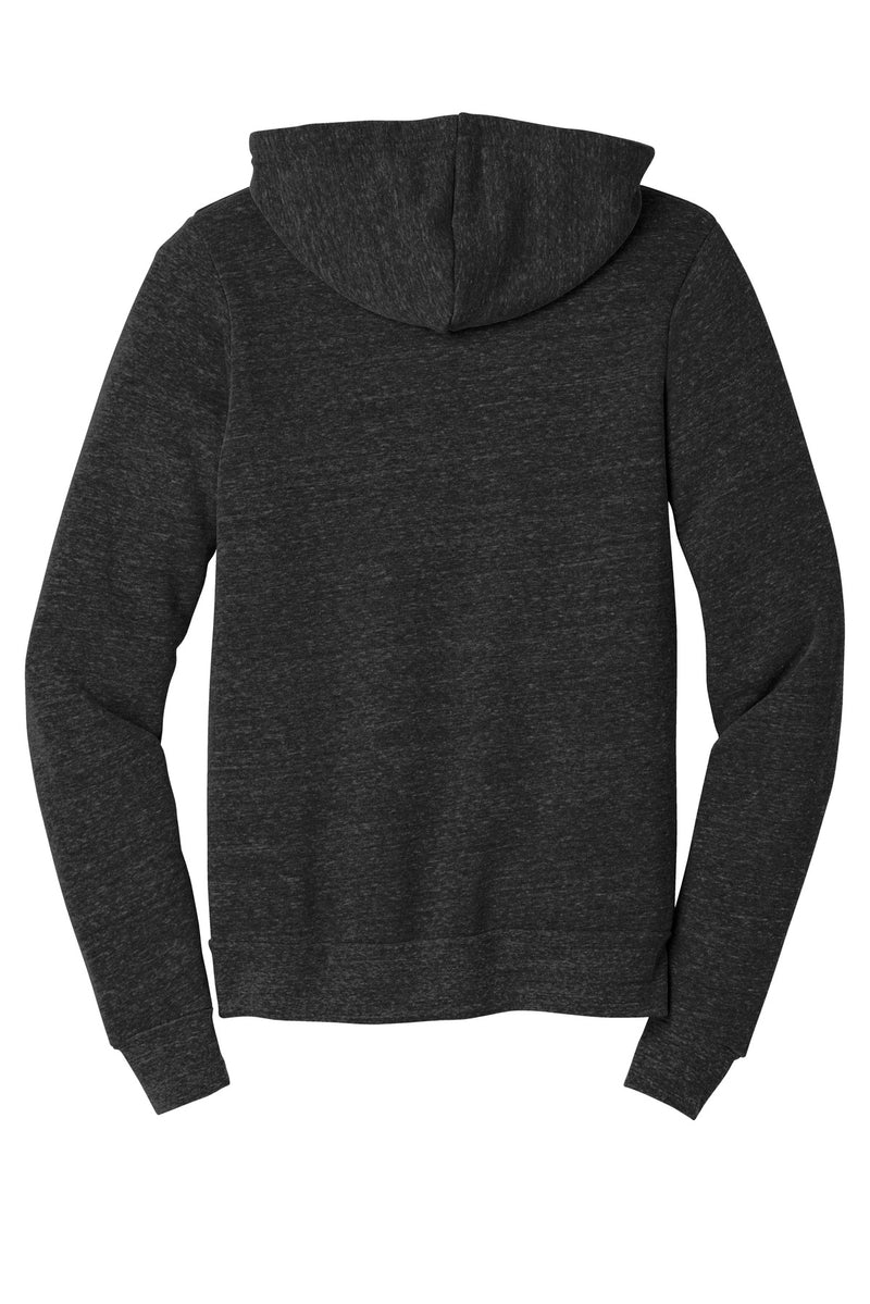 BELLA+CANVAS  Unisex Triblend Sponge Fleece Full-Zip Hoodie - Charcoal-Black Triblend