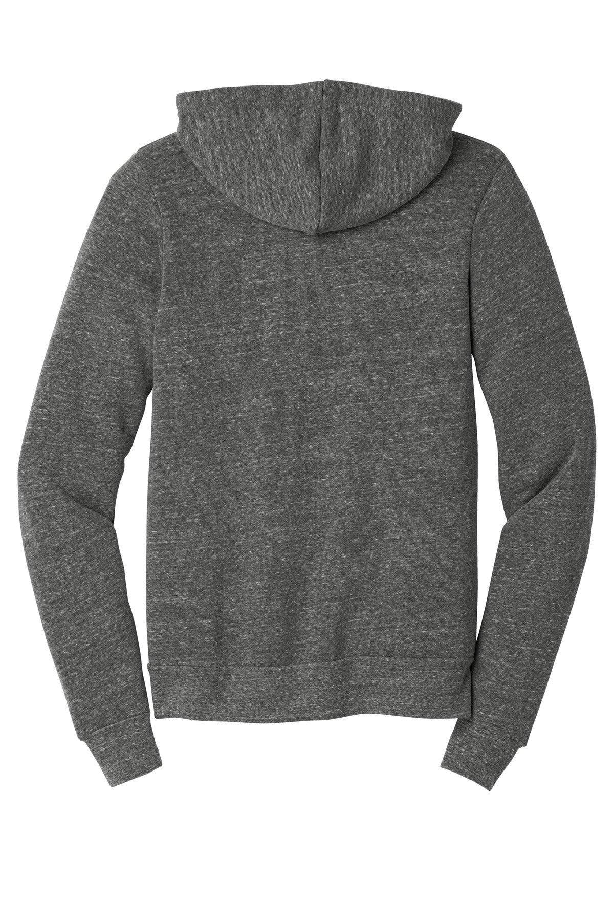 BELLA+CANVAS  Unisex Triblend Sponge Fleece Full-Zip Hoodie - Grey Triblend
