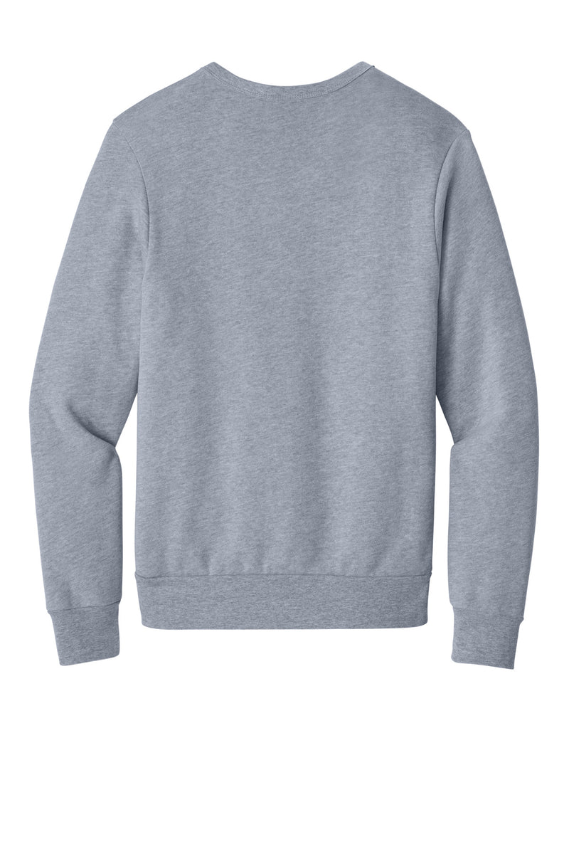 BELLA+CANVAS Unisex Sponge Fleece Classic Crewneck Sweatshirt - Athletic Heather