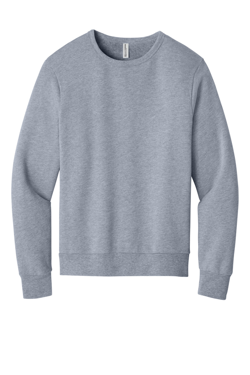 BELLA+CANVAS Unisex Sponge Fleece Classic Crewneck Sweatshirt - Athletic Heather
