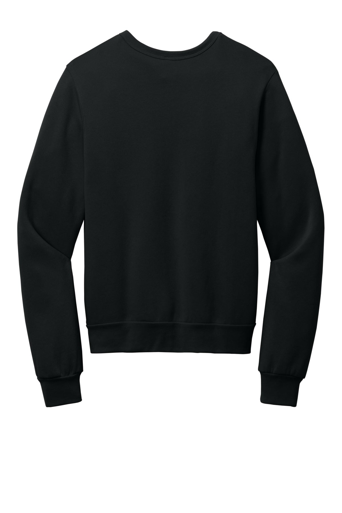 BELLA+CANVAS Unisex Sponge Fleece Classic Crewneck Sweatshirt - Black