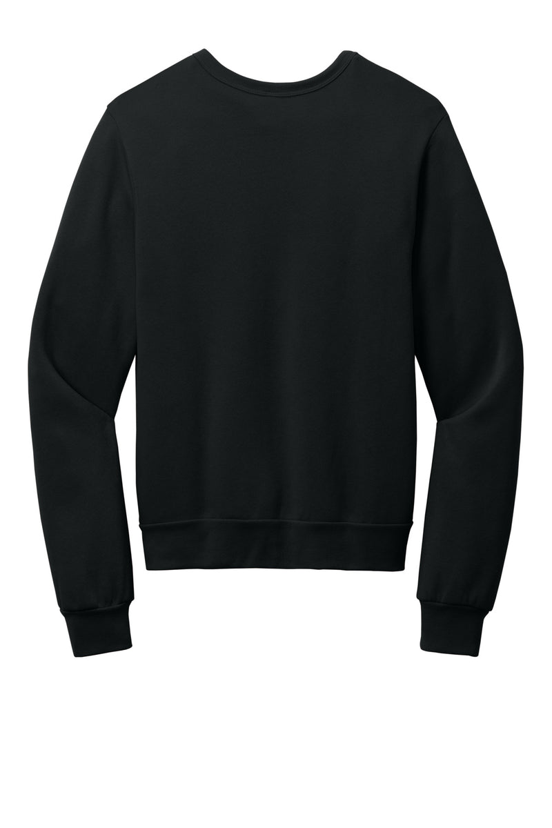 BELLA+CANVAS Unisex Sponge Fleece Classic Crewneck Sweatshirt - Black