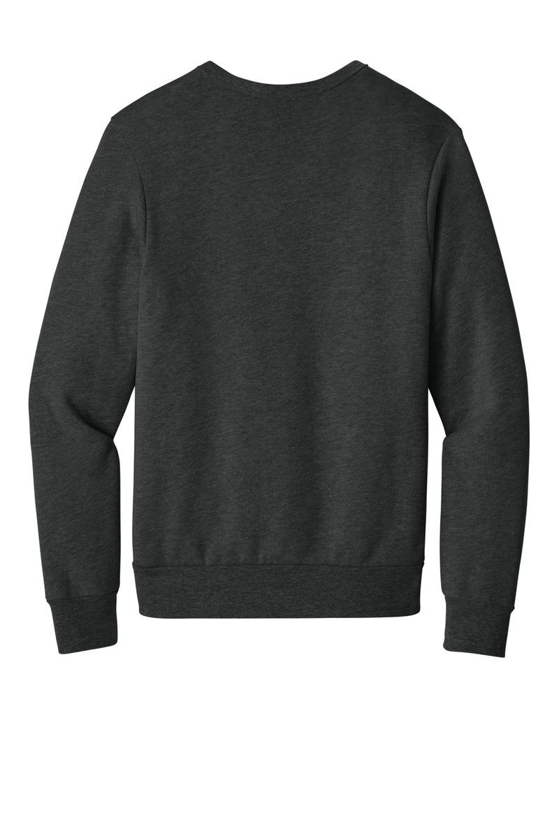 BELLA+CANVAS Unisex Sponge Fleece Classic Crewneck Sweatshirt - Dark Grey Heather