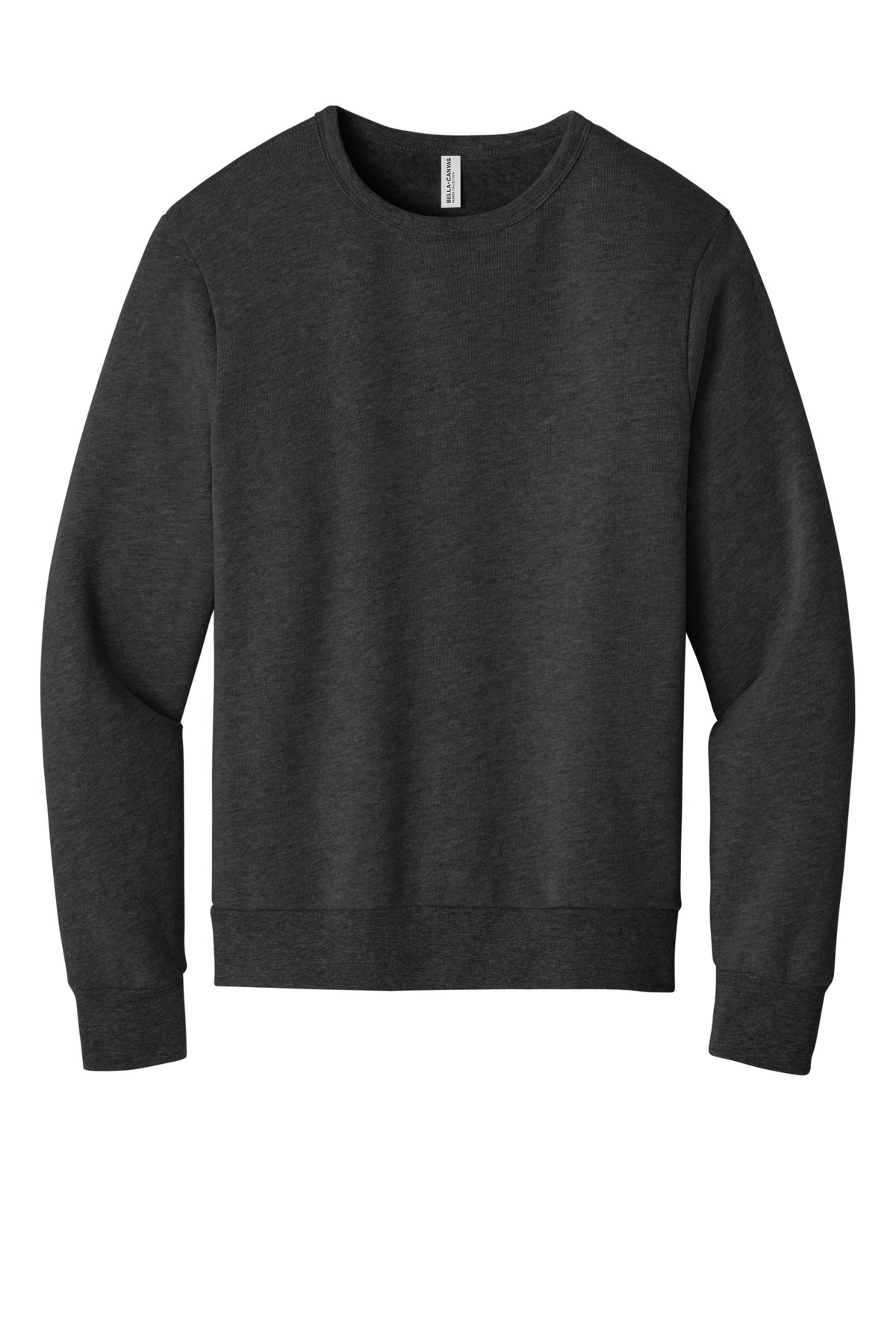 BELLA+CANVAS Unisex Sponge Fleece Classic Crewneck Sweatshirt - Dark Grey Heather