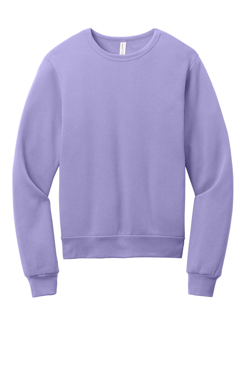 BELLA+CANVAS Unisex Sponge Fleece Classic Crewneck Sweatshirt - Dark Lavender
