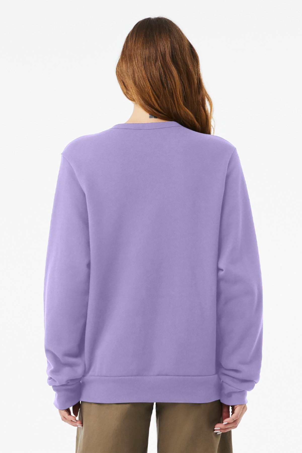 BELLA+CANVAS Unisex Sponge Fleece Classic Crewneck Sweatshirt - Dark Lavender