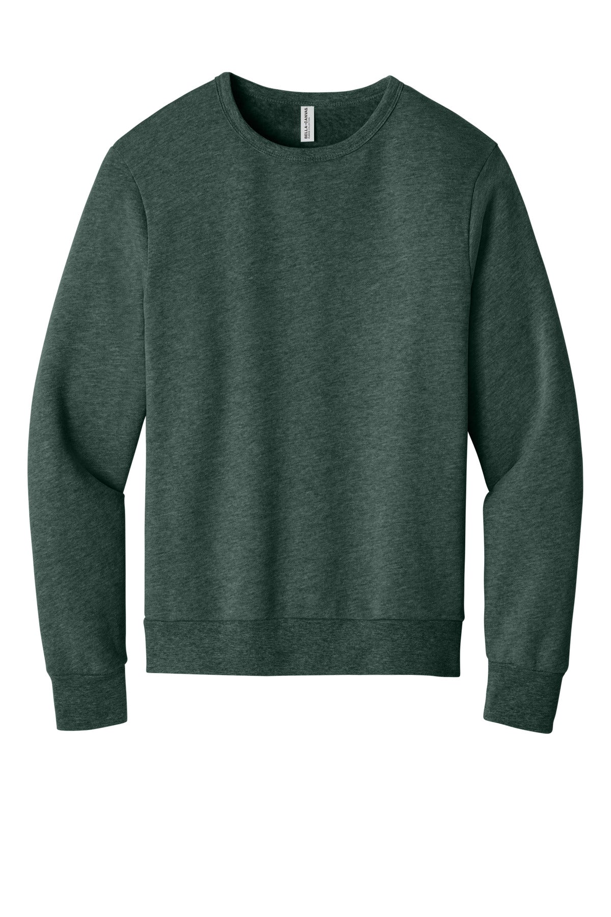 BELLA+CANVAS Unisex Sponge Fleece Classic Crewneck Sweatshirt - Heather Forest