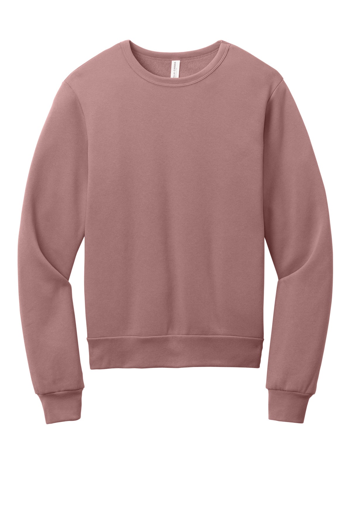 BELLA+CANVAS Unisex Sponge Fleece Classic Crewneck Sweatshirt - Mauve