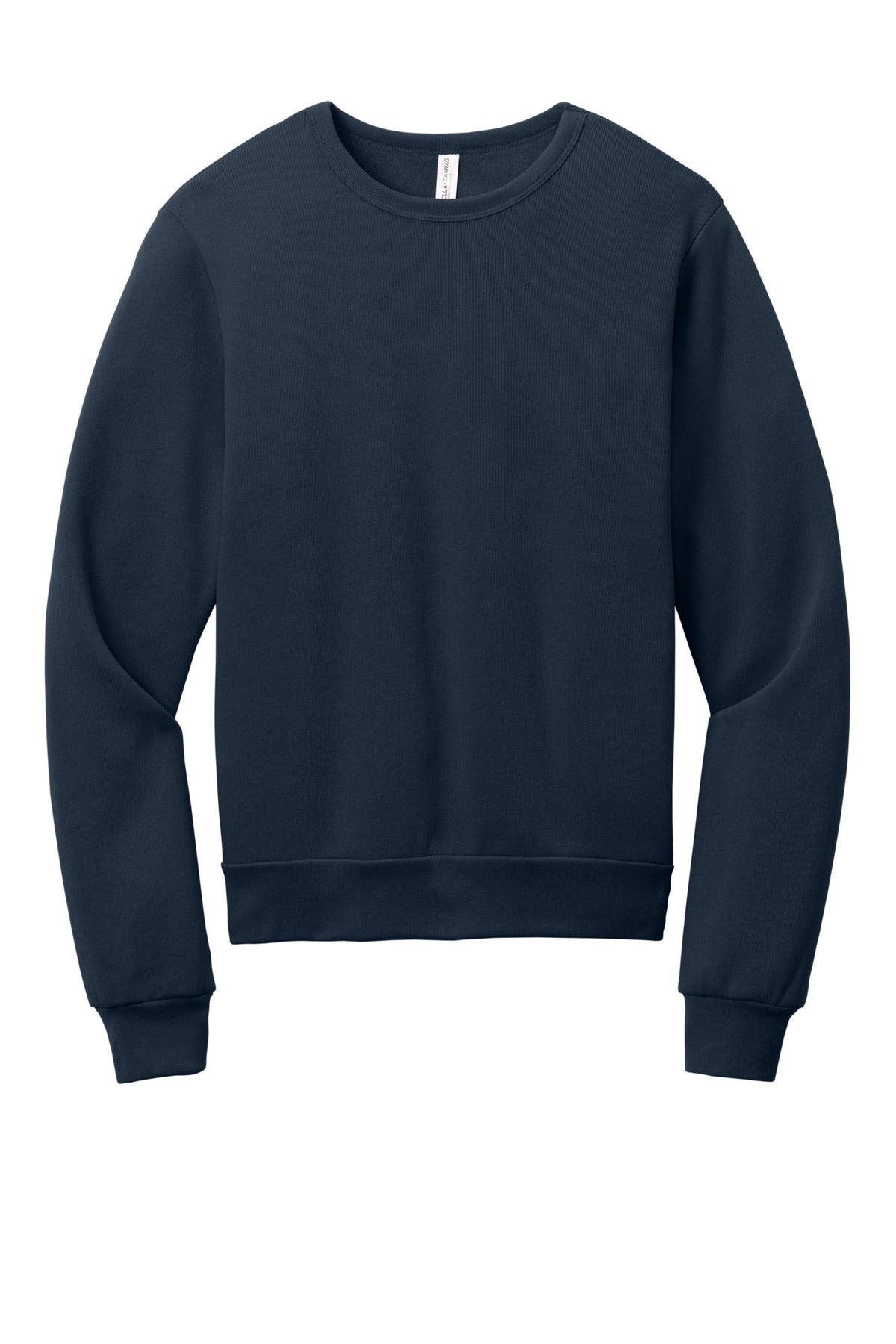 BELLA+CANVAS Unisex Sponge Fleece Classic Crewneck Sweatshirt - Navy