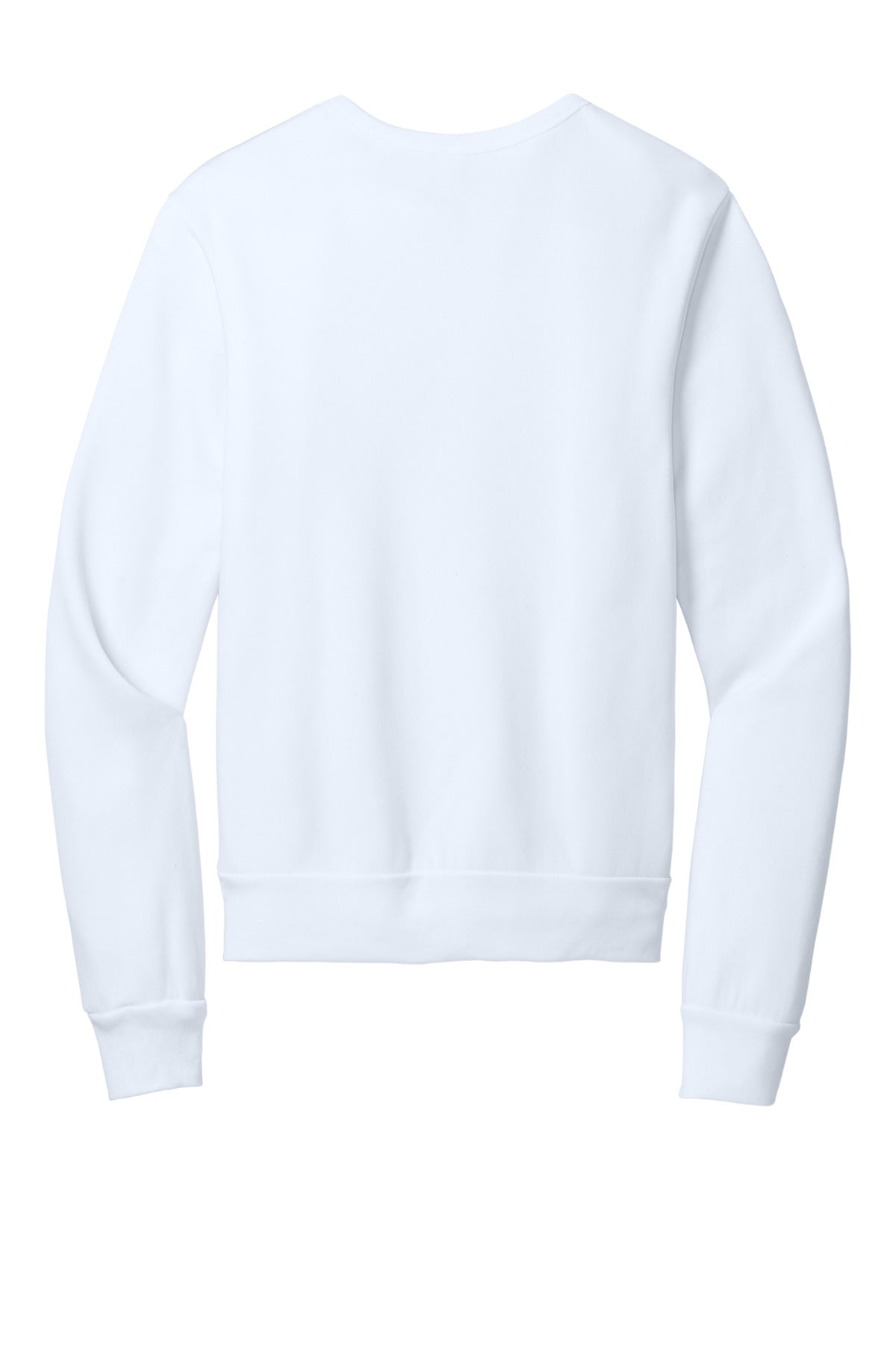 BELLA+CANVAS Unisex Sponge Fleece Classic Crewneck Sweatshirt - White