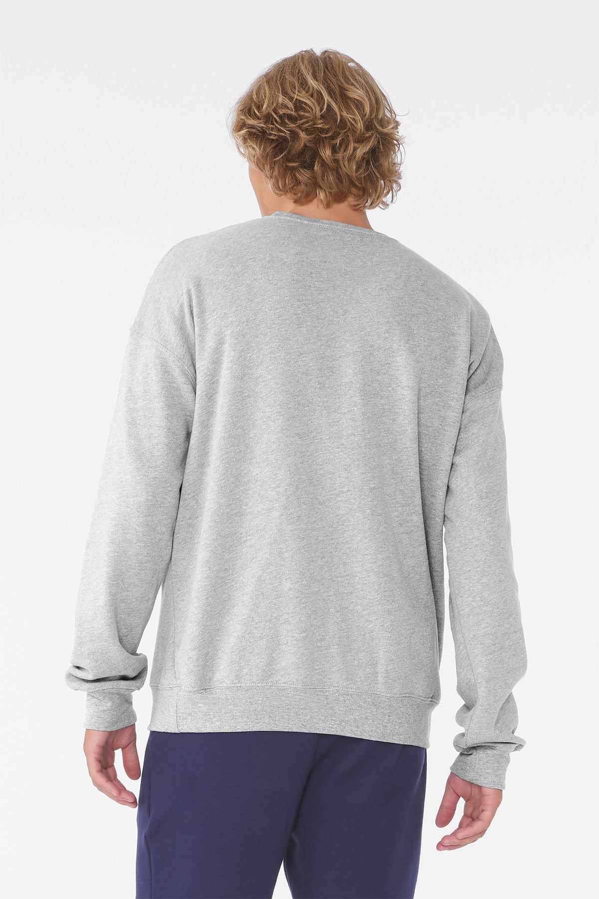 BELLA+CANVAS  Unisex Sponge Fleece Drop Shoulder Sweatshirt - Athletic Heather