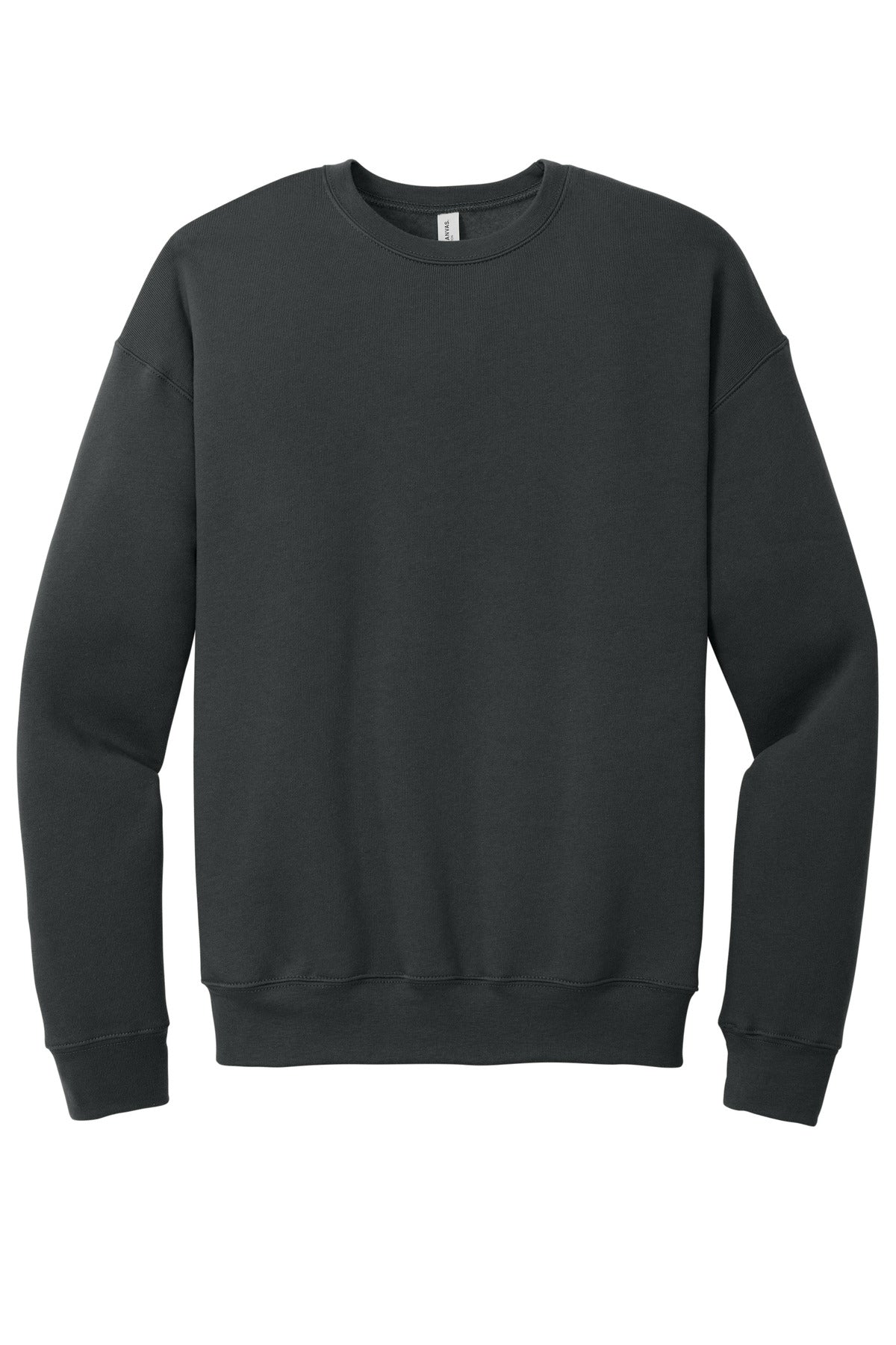 BELLA+CANVAS  Unisex Sponge Fleece Drop Shoulder Sweatshirt - Dark Grey