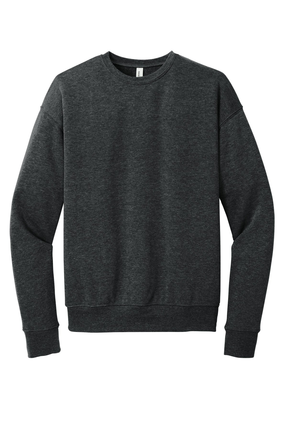 BELLA+CANVAS  Unisex Sponge Fleece Drop Shoulder Sweatshirt - Dark Grey Heather