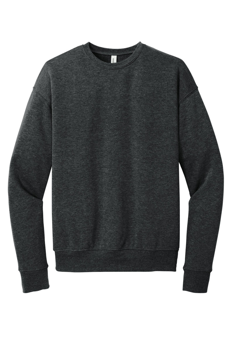 BELLA+CANVAS  Unisex Sponge Fleece Drop Shoulder Sweatshirt - Dark Grey Heather