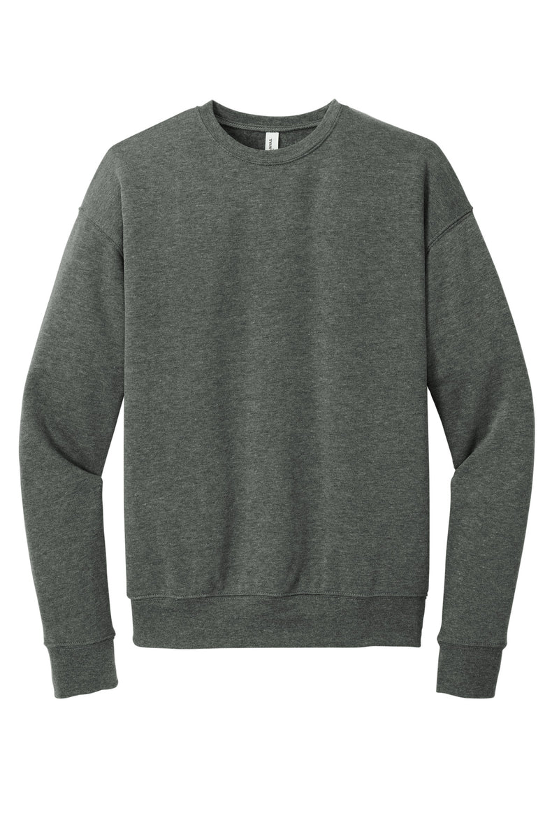 BELLA+CANVAS  Unisex Sponge Fleece Drop Shoulder Sweatshirt - Deep Heather