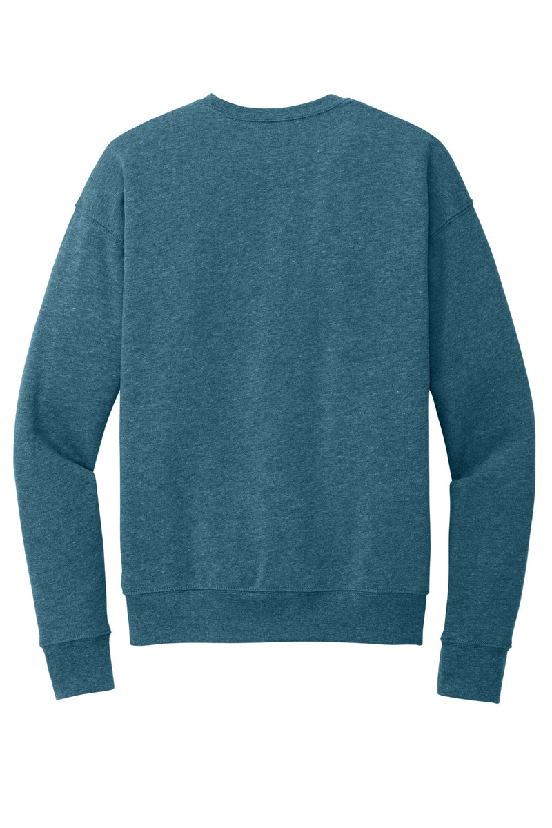 BELLA+CANVAS  Unisex Sponge Fleece Drop Shoulder Sweatshirt - Heather Deep Teal