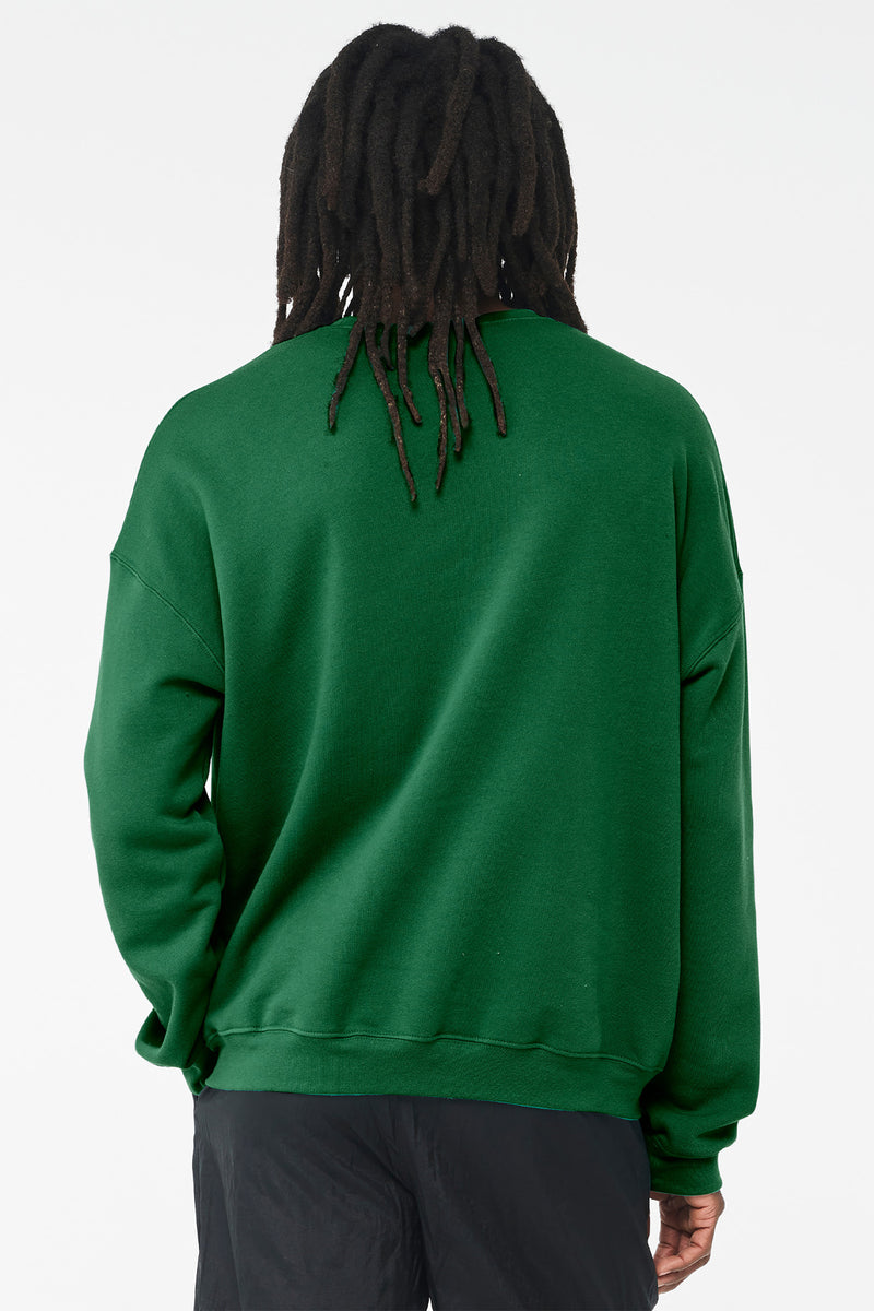BELLA+CANVAS  Unisex Sponge Fleece Drop Shoulder Sweatshirt - Kelly