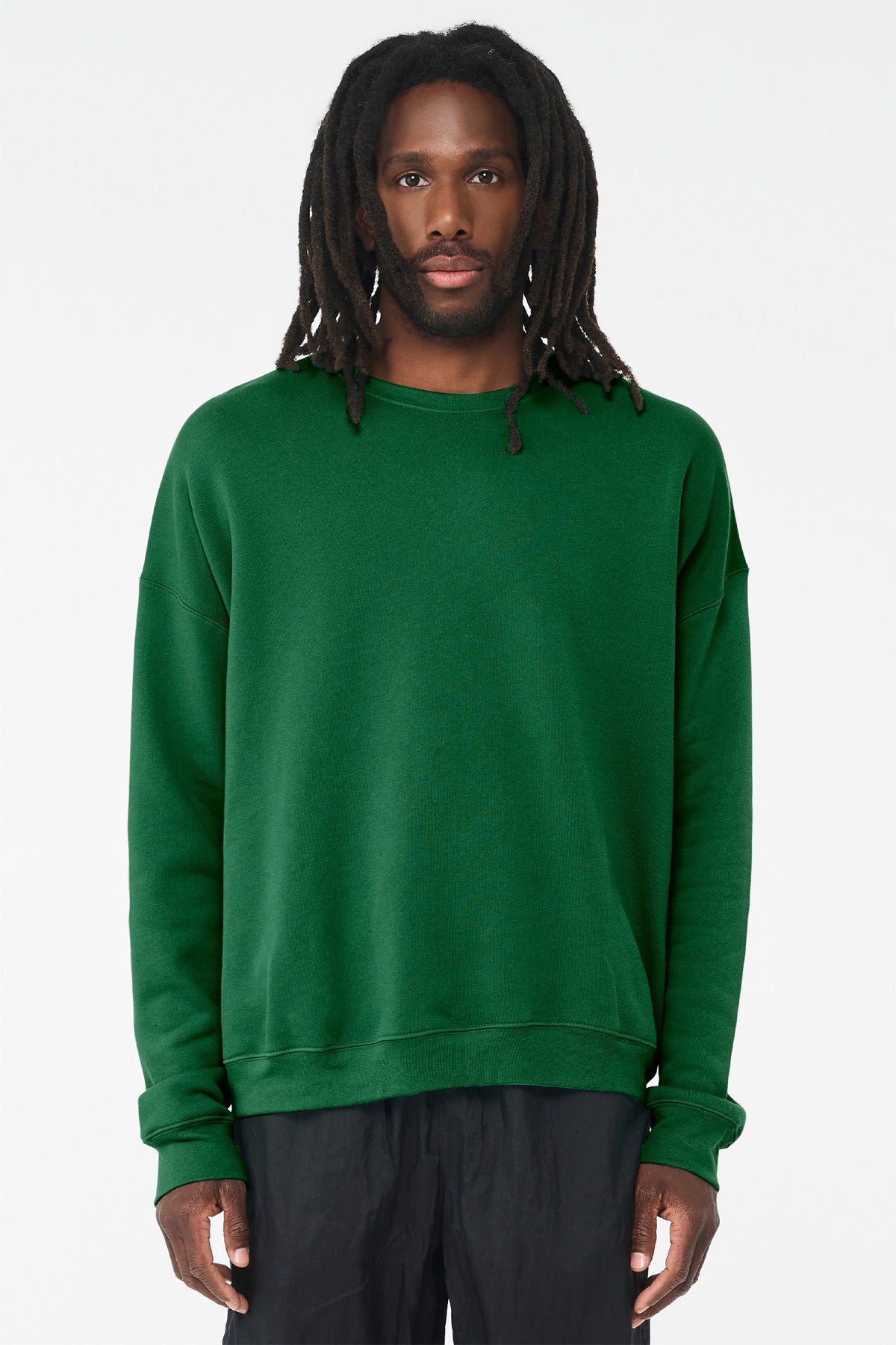 BELLA+CANVAS  Unisex Sponge Fleece Drop Shoulder Sweatshirt - Kelly