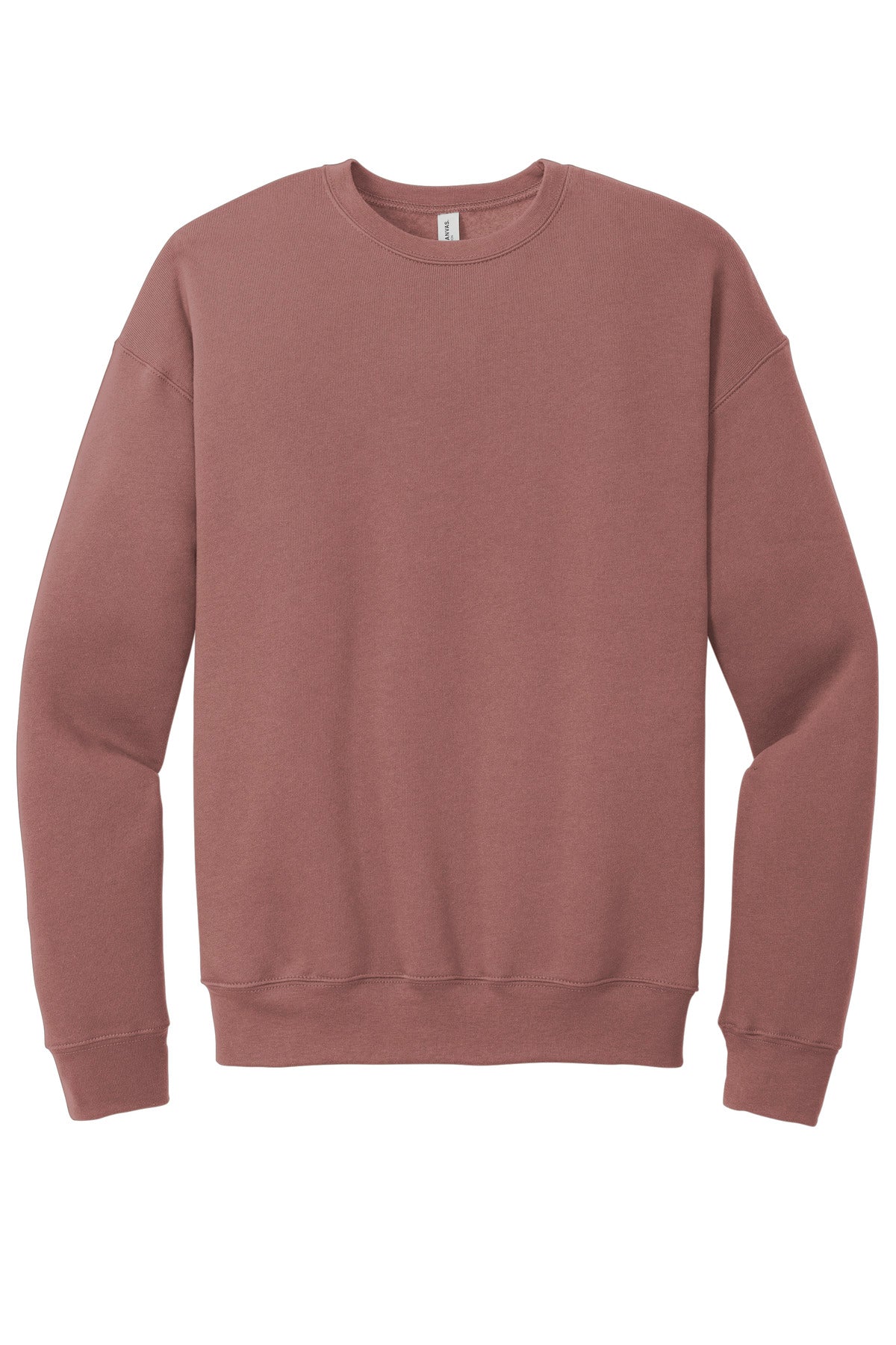 BELLA+CANVAS  Unisex Sponge Fleece Drop Shoulder Sweatshirt - Mauve