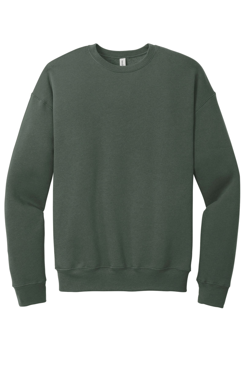 BELLA+CANVAS  Unisex Sponge Fleece Drop Shoulder Sweatshirt - Military Green