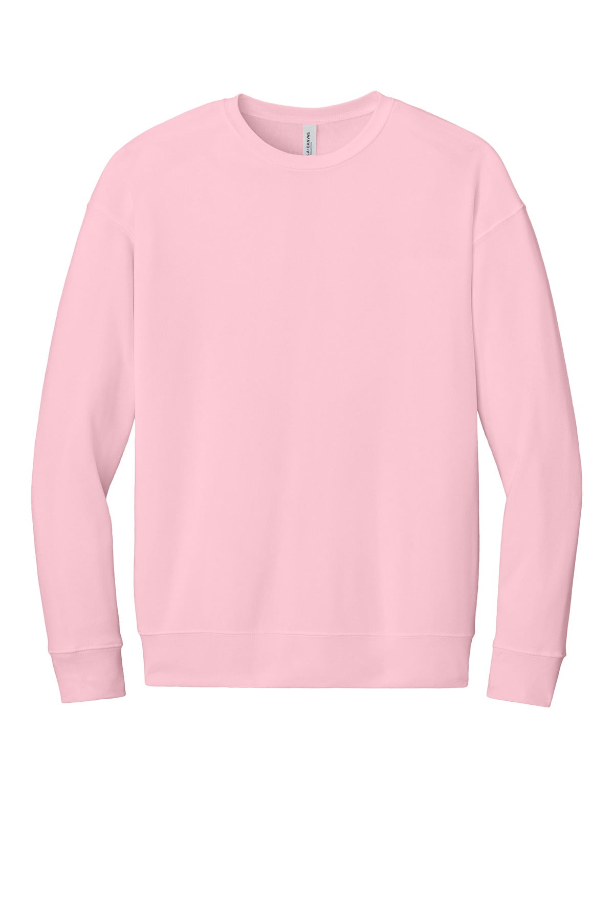 BELLA+CANVAS  Unisex Sponge Fleece Drop Shoulder Sweatshirt - Pink