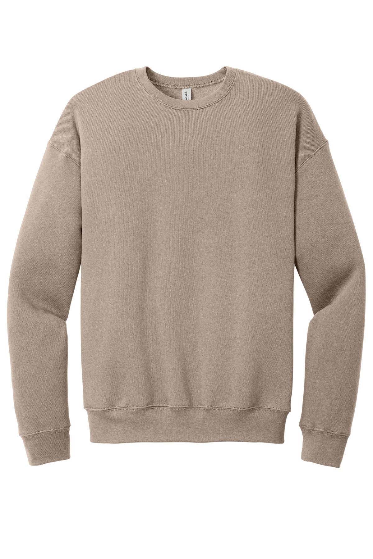 BELLA+CANVAS  Unisex Sponge Fleece Drop Shoulder Sweatshirt - Tan